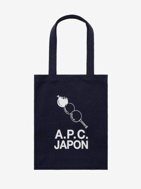 A.P.C. Japon Lou Dango Canvas Tote Bag – Navy (Marine) – NWT – Japan Exclusive